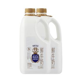 盒马 MAX 4.0鲜牛奶 1.5L*2