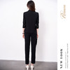 【上衣+裤子】罗蒙女式套装知性优雅简约百搭职场通勤西装两件套女 商品缩略图3