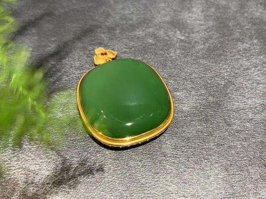 【御珠宫坊】金镶碧玉吊坠 商品图5