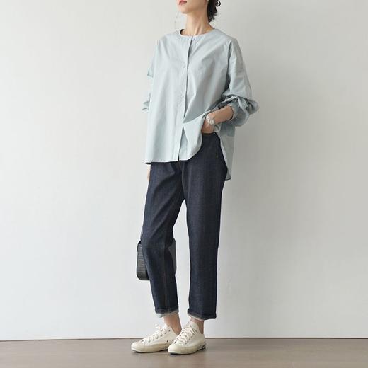 裁缝学苑AX127 宽松落肩圆领衬衫纸样女装衬衣上衣裁剪做衣服样板 商品图4