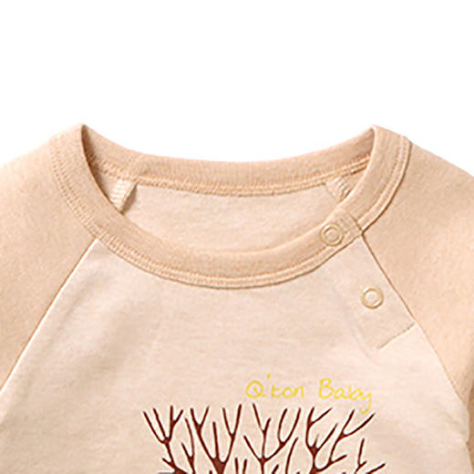 棉果果春秋款新疆彩棉男童女童套头T恤M301140118410 商品图2