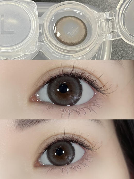 【大直径】Ealla girl- 栗羊驼-14.5mm【年抛 度数0-800度 无525/575】 商品图7