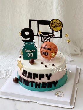 小男生/大男孩/男友老公推荐款 #篮球/球衣 A款 忌廉蛋糕（默认自提，收费配送请联系客服）