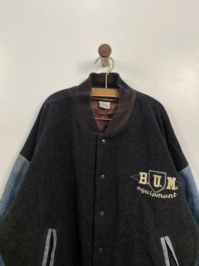 90年代 Vintage B.U.M equipment 香港制 棉服 夹棉外套_CTJK(L-XL)