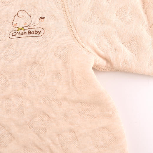 棉果果秋冬季新疆彩棉 男童女童空气层上衣裤子套头套装M401302619612 商品图3