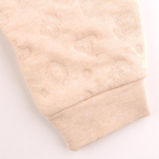 棉果果秋冬季新疆彩棉 男童女童空气层上衣裤子套头套装M401302619612 商品图1