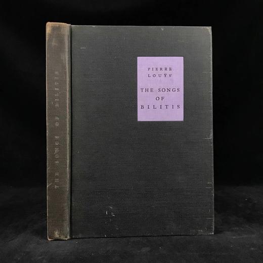 波加尼签名限量版！1926年 皮埃尔·卢维《比利提斯之歌》 数十幅精美插图 漆布精装16开 商品图0