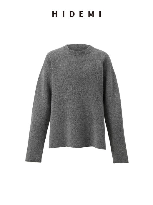 HIDEMI 骆驼毛羊毛花纱混纺加厚款毛衣半身裙套装 毛衣/半身裙 商品图9