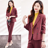 【上衣+裤子】罗蒙女式套装知性优雅简约百搭职场通勤西装两件套女 商品缩略图7