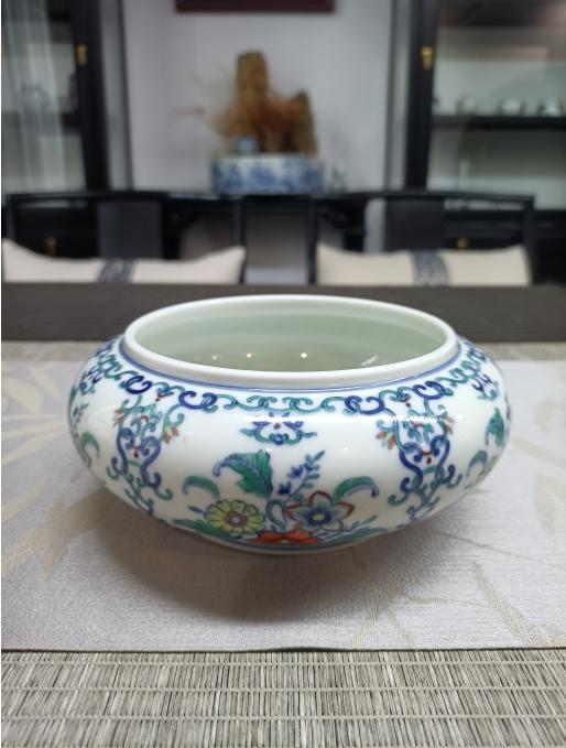 斗彩折枝花卉水浅 商品图0