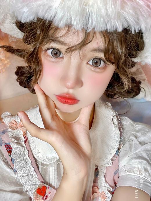 正品年抛 Dreamcon c girl系列月落金沙美瞳 直径14.5着色直径13.8  韩国产 商品图9