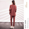 【上衣+裤子】罗蒙女式套装商务通勤气质百搭后摆侧开叉西装两件套女 商品缩略图6