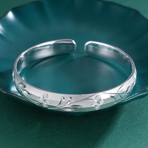 子佩集S999银【暮花天】手镯【YHSZ114】2310 商品图2