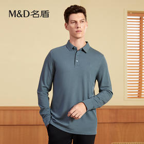 【名盾】MD名盾长袖polo衫男士秋季商务休闲中青年翻领保罗衫11563