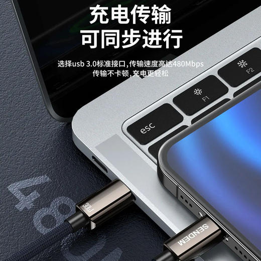 声顿T57苹果15 双type-c数据线 商品图1