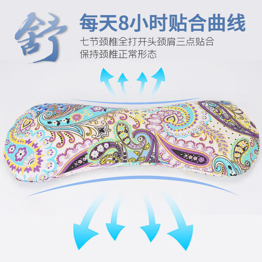 颈椎枕骨头型护颈椎艾灸垫艾灸多功能款睡眠艾草枕头 商品图4