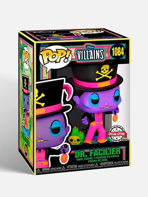 Funko POP Disney Villains Dr.Facillier动画迪士尼反派霍博士荧光款手办 60394 商品图4