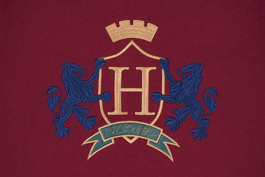 秋季新款 男士休闲时尚 精致家族徽章刺绣图案 圆领套头卫衣 T-1209 商品图10