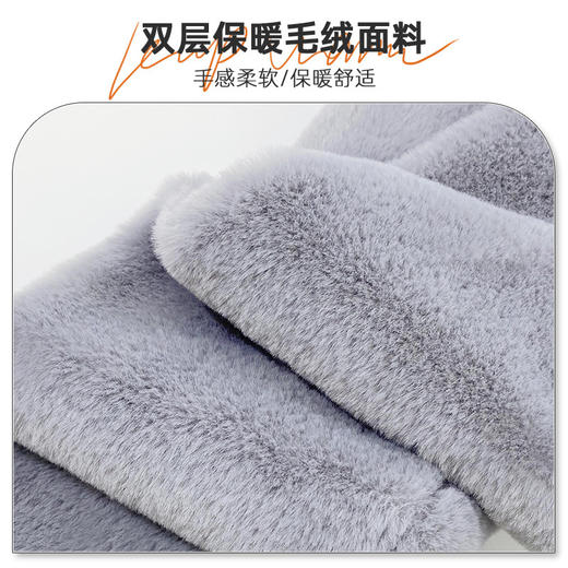 【元气软萌 ！暖暖过冬】可爱小狐狸帽子围巾一体女冬季毛绒帽口罩连帽围脖冬天百搭保暖潮，软萌护理造型，双层保暖面料，感受帽子带给你的温暖。ry 商品图5