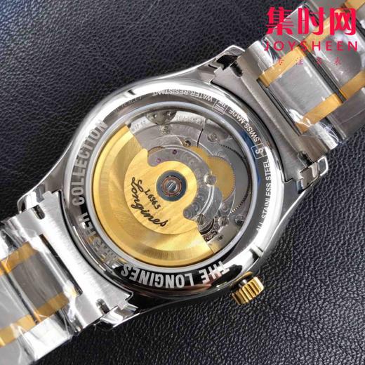 新升级版 浪琴v3名匠双历系列😎ི 间玫金钻面 经典爆款推荐，原装级蓝宝石镜面，表盘38.5mm 316L精钢表壳表带 ETA2836-2自动上链机械机芯 商品图8