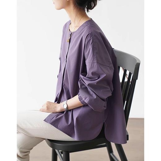 裁缝学苑AX127 宽松落肩圆领衬衫纸样女装衬衣上衣裁剪做衣服样板 商品图3