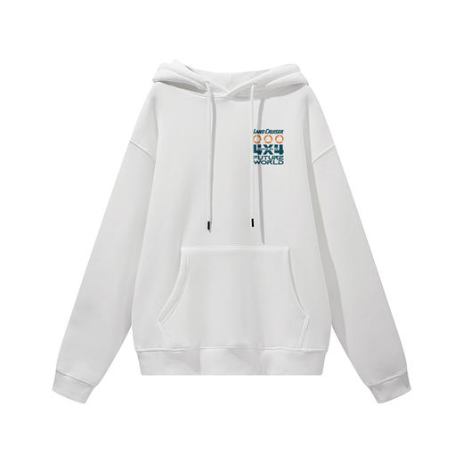 自由基地秋冬新款toyota越野车插图LC系列带帽抓绒套头卫衣保暖款 NMT-2071 商品图2