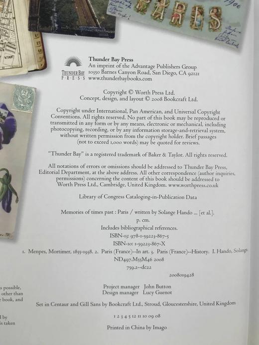 巴黎：过去时光的记忆 莫蒂默曼波斯75幅彩色插图 精装16开 商品图4