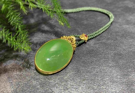 【御珠宫坊】金镶碧玉吊坠 商品图1