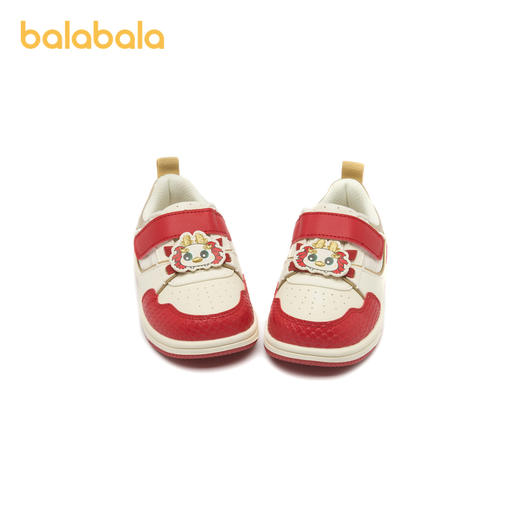 巴拉巴拉宝宝学步鞋童鞋婴儿鞋子冬龙年拜年鞋小白鞋舒适透气 商品图4