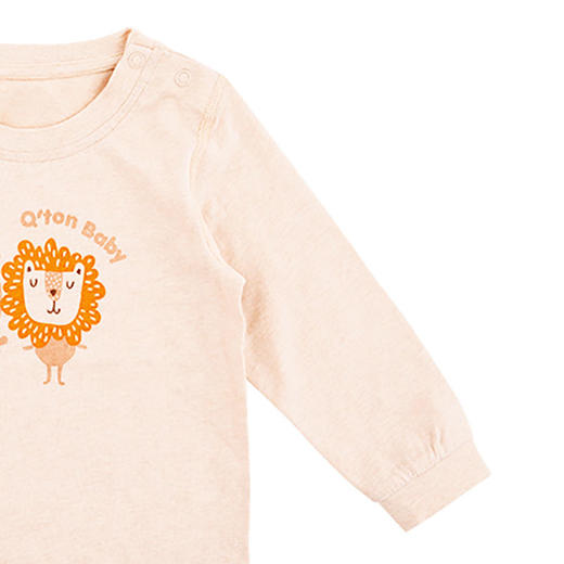 棉果果春秋季新疆彩棉纯棉套头T恤M101140120010 商品图3