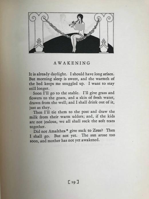 波加尼签名限量版！1926年 皮埃尔·卢维《比利提斯之歌》 数十幅精美插图 漆布精装16开 商品图11