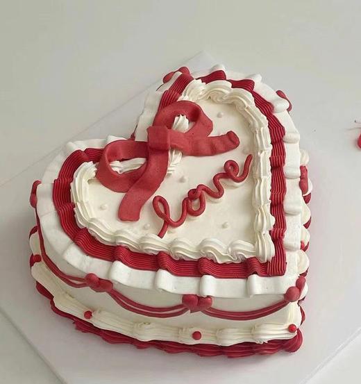 黑巢-爱你在心口难开生日蛋糕 商品图0