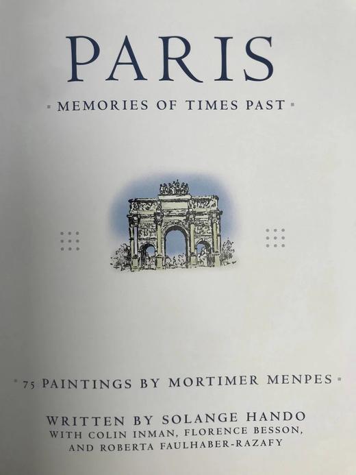 巴黎：过去时光的记忆 莫蒂默曼波斯75幅彩色插图 精装16开 商品图3