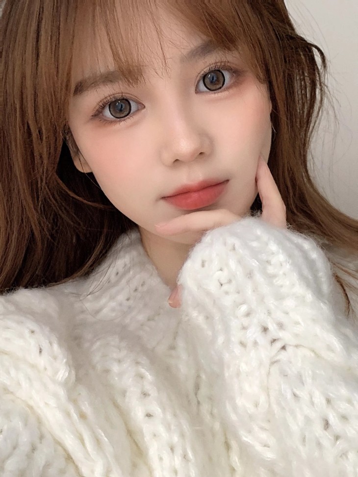 FLOWERCOLOR 年抛隐形眼镜 牛乳亚麻 14.5mm 1副/2片 左右度数可不同 - VVCON美瞳商城