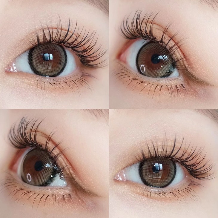 FLOWERCOLOR 年抛隐形眼镜 牛乳亚麻 14.5mm 1副/2片 左右度数可不同 - VVCON美瞳商城