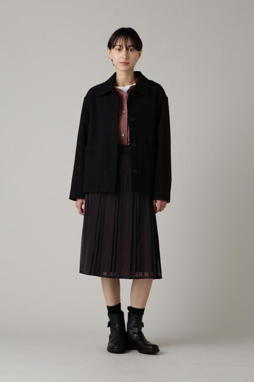 Margaret Howell  日版黑色纱质双层百褶裙 商品图11
