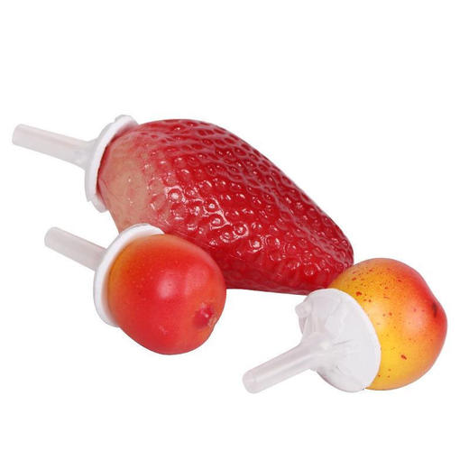 【零食工具】塑料小球托/ 有胶款/无胶款（100个/包） 商品图4