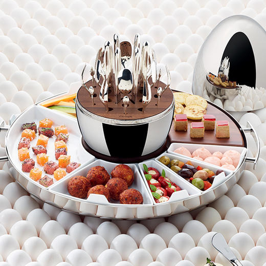 心境蛋主餐蛋镀银24件西餐正餐餐具刀叉勺 商品图0