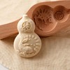 过年蒸馒头工具春节做花饽饽模子山东胶东手工馒头模具家用深花纹 商品缩略图5