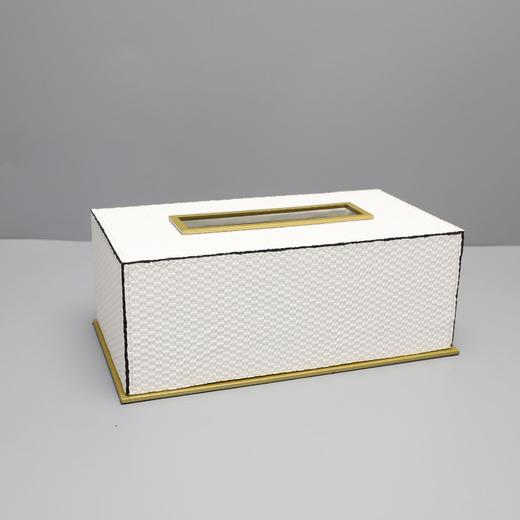 长正方形纸巾盒卧室书房客厅餐厅电视柜桌面摆件 商品图0