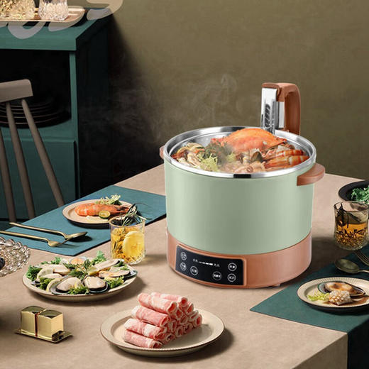 【小家电】PERIPOPperipop小派派自动升降电火锅家用多功能料理锅一体快速蒸烤煮电热锅MY1503 HF 商品图3