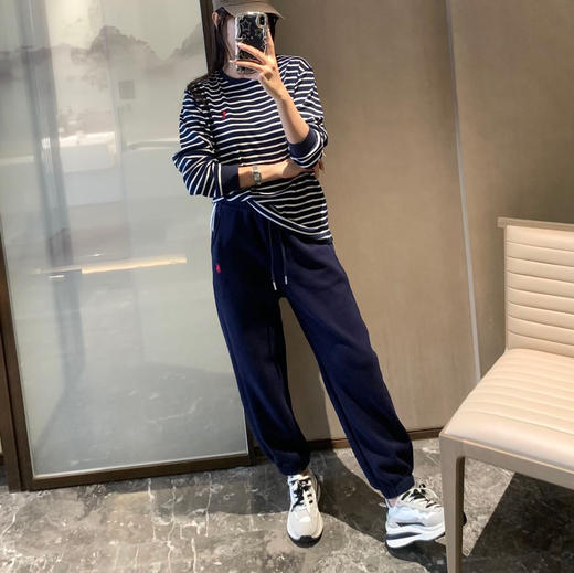 小马刺绣加绒加厚卫裤101608 商品图3