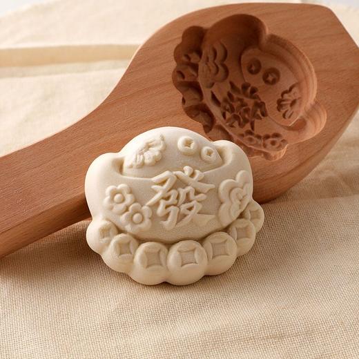 过年蒸馒头工具春节做花饽饽模子山东胶东手工馒头模具家用深花纹 商品图3