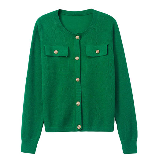 圆领毛衣女套头2023春秋新款宽松短款纯色针织打底衫长袖洋气上衣CC-MM-23189 商品图4