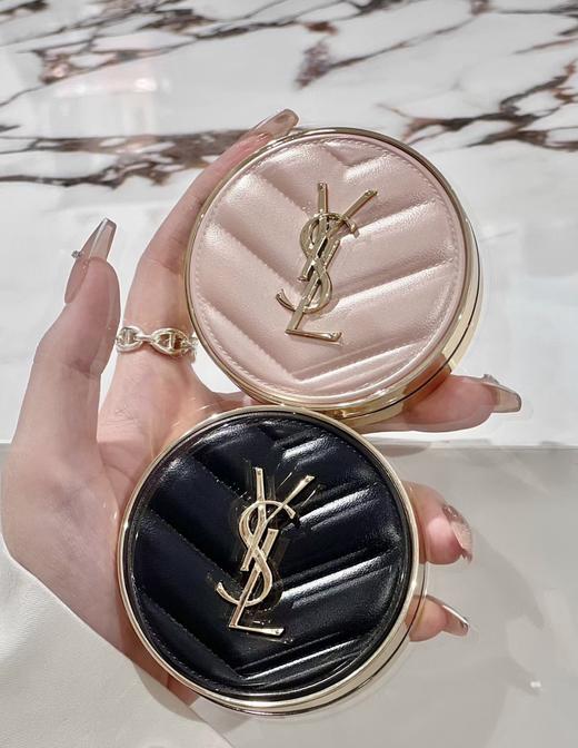 YSL圣罗兰皮革气垫 黑皮革/粉皮革  混油清透服帖控油 干皮粉质细腻无暇持妆 商品图0