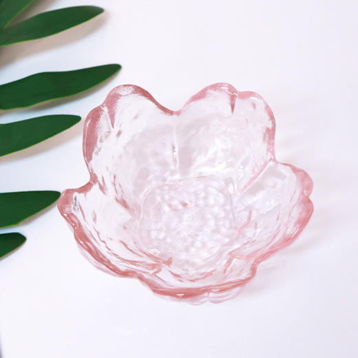 水晶桃花碟 粉色/透明色 美容耗材 碗 商品图2