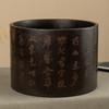 二十世纪 紫檀诗文画缸 商品缩略图2