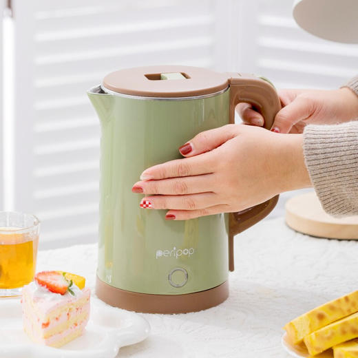 【小家电】peripop小派派家用不锈钢电热水壶 保温一体烧水壶自动断电2.5L大容量 JS-1880HF 商品图2