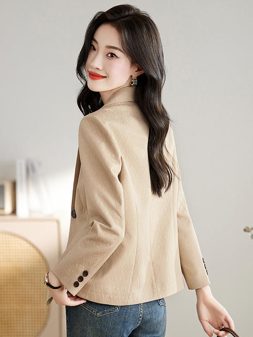 一粒扣西装小外套，时尚通勤干练帅气修身显瘦百搭HR-WY89079 商品图4