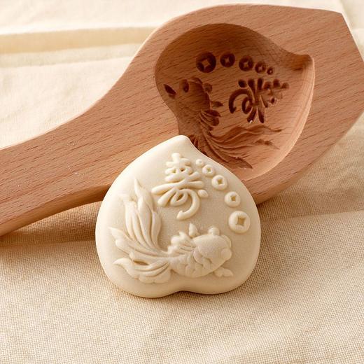 过年蒸馒头工具春节做花饽饽模子山东胶东手工馒头模具家用深花纹 商品图4